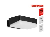 Telefunken Aussenleuchte Mainz LED rechteckig Schwarz 14 W / 1'500 lm