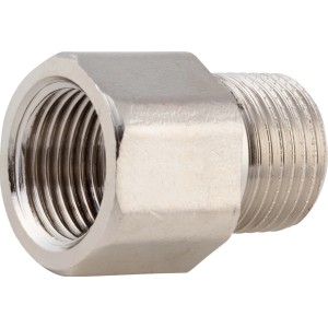 Raccordo eccentrico OBI in ottone, 18,6 mm x 21 mm, per raccordi filettati.