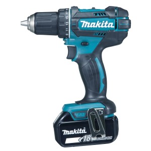 Perceuse-visseuse sans fil Makita 18 V DDF482RFJ avec 2 batteries et coffret.