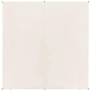 Voile d'ombrage carrée Lukka couleur crème de Beliani, 300x300 cm.