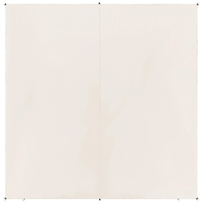 Beliani Tenda da sole a vela Lukka Bianco crema (HxLxP) 300 x 300 x 300 cm