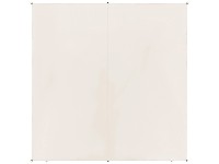 Beliani Sonnensegel Lukka Cremeweiss (HxBxT) 300 x 300 x 300 cm