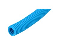 Max Hauri Elektro-Wellrohr M25 Polypropylen Blau Länge 25 m
