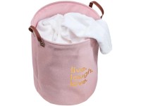 Diaqua® Wäschekorb Words Rose Ø 38 cm / 59 l