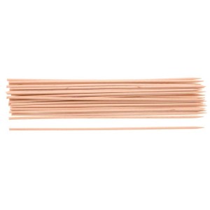 Spiedini in legno di betulla, lunghezza 20 cm, 50 pezzi, per lavori creativi e forniture artistiche.