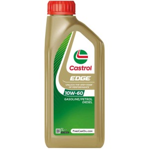Olio motore Castrol Edge Supercar 10W-60, flacone da 1 litro per auto a benzina e diesel.