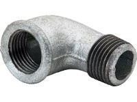 Winkelverbinder Temperguss 18,6 mm (Rp 1/2) x 21 mm (R 1/2)