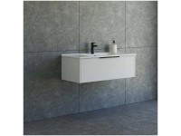 Waschtisch NOW Amber 1 Schublade glatt Sand 101 cm