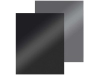 Firefix Stahlbodenplatte Rechteck Schwarz-Dunkelgrau 105 x 90 cm/ 1,5 mm