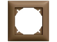 Feller Unterputz-Abdeckrahmen EdizioDue Coffee Gr. 1