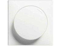 Feller Drehdimmer-Frontplatte EdizioDue mit Seitenlinse Weiss Feller Drehdimmer-Frontplatte EdizioDue mit Seitenlinse Weiss