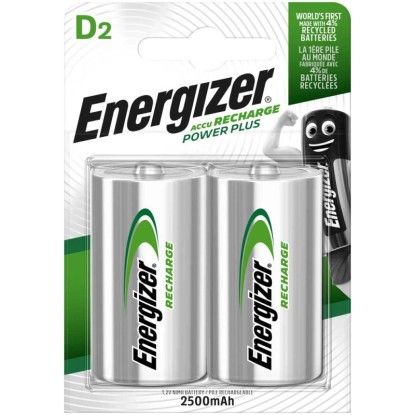 Energizer Akku-Batterie D Power Plus 2'500 mAh / 2 Stk.