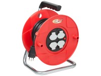 Brennenstuhl Avvolgicavo Rosso 4 x T13 / 25 m