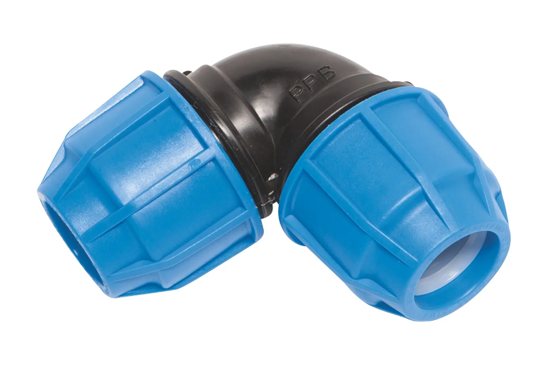 Raccord En T Coudé 90° PP 25mm - Lot De 2 - Pour Tuyaux Polyéthylène PE - Etanche, Haute Pression PN16 - 3