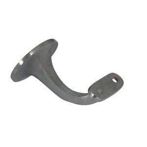 Support de main courante, laiton-chrome mat, pour montage mural, accessoire.