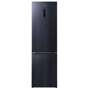 Frigorifero combinato Trisa nero con display esterno e tecnologia No-Frost.