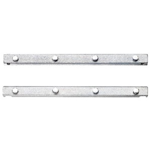 Zwei silberne Metabo Messerleisten (260 mm) für Hobel HC 260, zum Umrüsten von Hobelmessern.
