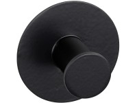 Wenko Wandhaken Celano Rostfrei Schwarz Ø 5 cm / Höhe 3,3 cm Wenko Wandhaken Celano Rostfrei Schwarz Ø 5 cm / Höhe 3,3 cm
