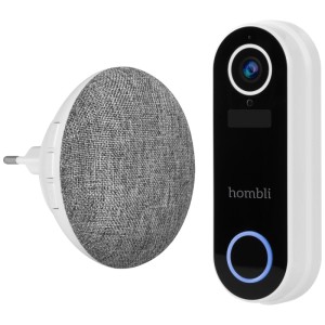 Hombli Chime 2 Türgong und Türklingel für Hausautomation. Drahtlose Verbindung, einfache Installation.