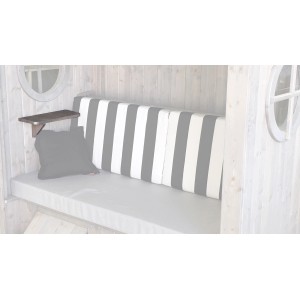 Set di mensole in legno WEKA, grigio argento, per gazebo Bozen e Merano. Accessori per gazebo da giardino.