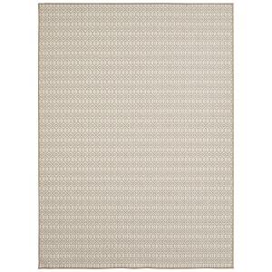 Tappeto da esterno Andiamo Reno, motivo beige-tortora, 120x160 cm. Tappeto resistente alle intemperie per balcone e terrazza.