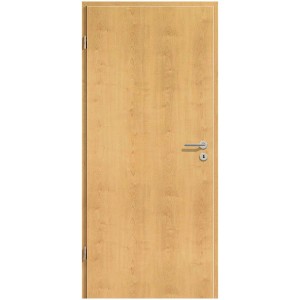 Porta interna decoro acero, imitazione legno, con serratura e cerniere, 198,5x73,5 cm.