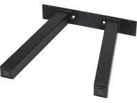 Bankgestell A-Form Schwarz (HxBxT) 44,5 x 8,5 x 42 cm