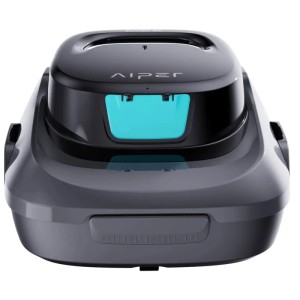 Robot de piscine Aiper Scuba SE : Nettoyeur sans fil pour piscines jusqu'à 80m², gris/noir.