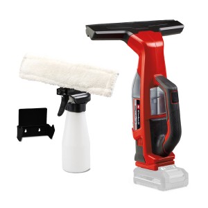Einhell Brillianto lavavetri a batteria con flacone spray, tergivetro, supporto a parete (batteria non inclusa)