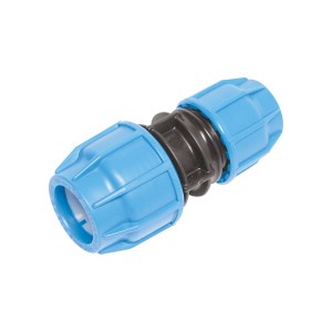 Manchon de réduction LUX-TOOLS pour tubes PE, 32 mm à 25 mm, pour le raccordement de systèmes d'eau froide.