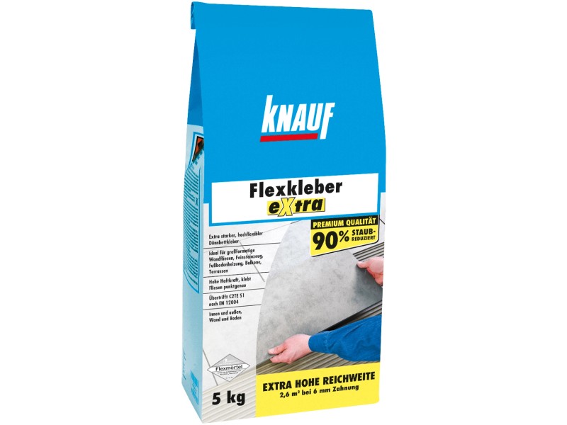 KNAUF COLLE CARRELAGE FLEX BLANC 5KG