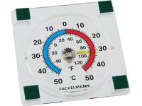 Fackelmann Fensterthermometer selbstklebend 7,7 x 7,7 cm