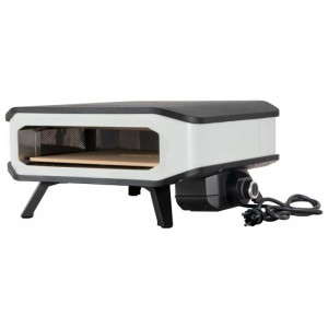 Forno per pizza elettrico Cozze con pietra refrattaria, 30,5x60,5x60,5 cm, per pizza croccante.