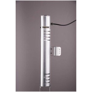 Sonnenkönig Letor stufa a infrarossi argento, 2000W, per montaggio a parete e soffitto.