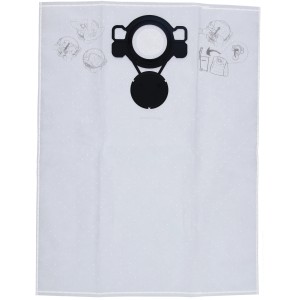Sac en non-tissé Bosch pour aspirateur à sec GAS 15/20 L, lot de 5. Sac à poussière pour aspirateur.