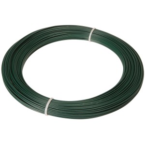 Fil de fer vert Conacord, Ø 1,4 mm x 50 m, idéal pour le bricolage et la décoration.