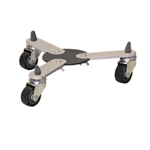 Wagner Sun City Small, sottovaso a rotelle grigio, Ø 22-33 cm, con 4 ruote. Ideale per vasi.