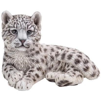 Vivid Arts Schnee-Leopard liegend (HxBxT) 18,2 x 26,5 x 20,8 cm