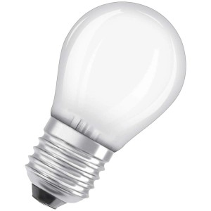 Lampadina LED Osram, E27, forma a goccia, opaca, bianco caldo, 60W, 806lm.