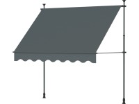 Klemmmarkise Anthrazit 250 x 150 cm