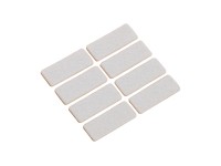 10 Feltrini Lamellari Rotondi Per Tubi Ø60,3 Mm (2 Pollici) - Colore Grigio, In Polietilene, Made In EU - 2