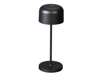 Konstsmide LED-Tischleuchte Lille Mini USB Schwarz Ø 7,5 cm / Höhe 20 cm