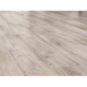 Sol stratifié Comfort Chêne Naturel, épaisseur 7 mm, avec texture et grain de bois.