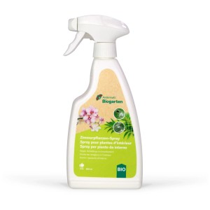 Spray per piante da interno per il controllo dei parassiti.