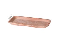 Deroma Sottovaso per fioriera terracotta galestro larghezza 40 cm