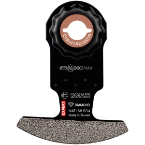 Lame de scie segmentée d'angle Bosch Expert MATI68 RD4 pour outils multifonctions.