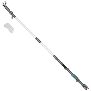 Gardena Tagliasiepi telescopico a batteria HighCut 250/18V con batteria e caricabatterie.