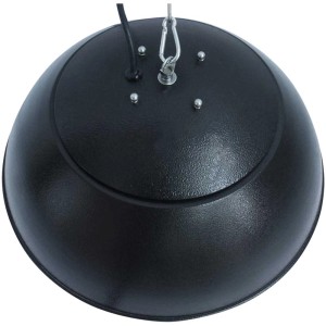 Stufa a infrarossi da esterno Sonnenkönig Sole nera, riscaldatore da soffitto per terrazzi e balconi.