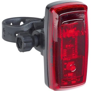 Feu arrière LED rouge du set de 2 feux de vélo avec support.