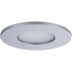 Spot encastrable LED Paulmann Calla, rond, chrome mat, orientable, 4000K, IP65.